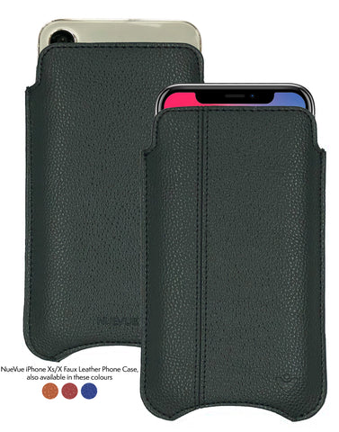 iPhone 11 Pro and iPhone X/Xs Cases | Screen Cleaning and Sanitizing Lining | Faux Vegan Leather