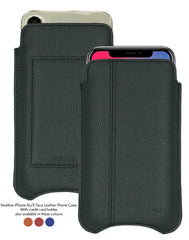 iPhone 12 and iPhone 12 Pro Wallet Case | Screen Cleaning and Sanitizing Lining | Faux Vegan Leather.