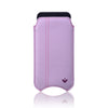 NueVue iPhone 6 case purple vegan leather self cleaning case