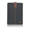 iPad mini Case in Black Cotton Twill | Screen Cleaning Sanitizing Sleeve Case.