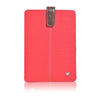 Apple iPad mini Sleeve Case in Coral Pink Canvas | Screen Cleaning Sanitizing Lining