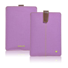 Apple iPad mini Sleeve in Light Purple Canvas | Screen Cleaning Sanitizing Case