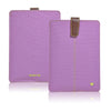 NueVue iPad case purple canvas self cleaning interior